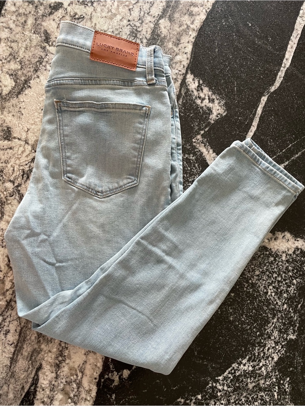 Lucky Brand Light Wash Skinny Jeans - Pale Blue